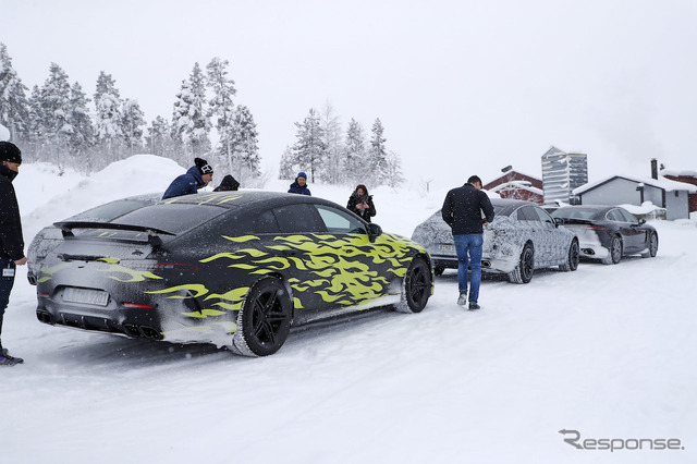 メルセデスAMG GTクーペ スクープ写真