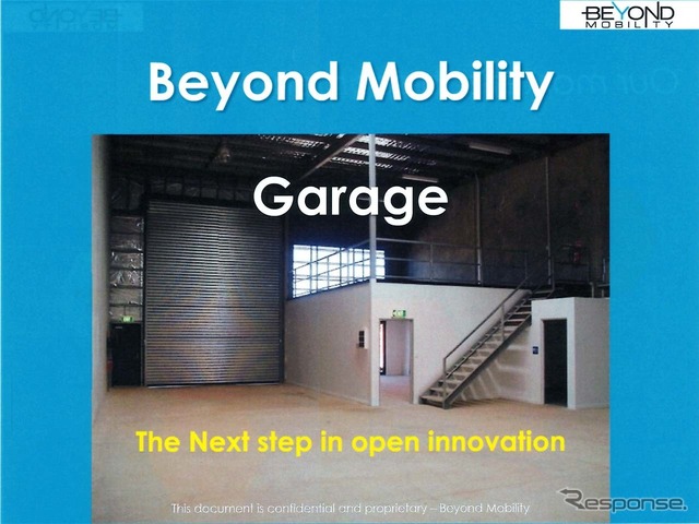 BEYOND MOBILITY社が企業の橋渡しとしているサービス「Garage」