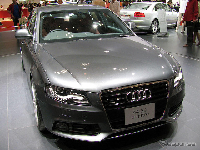 【東京モーターショー07】アウディ A4 新型、08年春に国内発売へ
