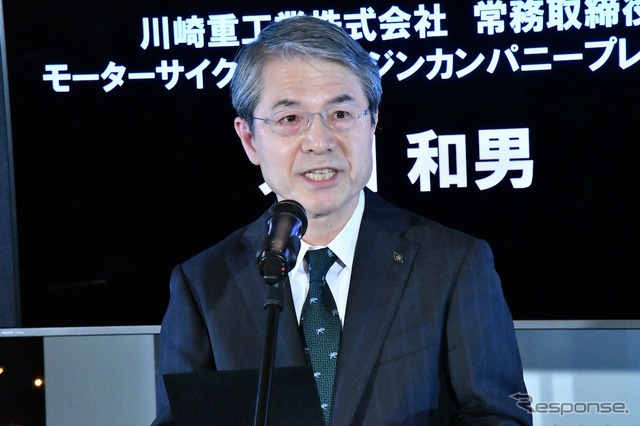川崎重工業株式会社 常務取締役 モーターサイクル&エンジンカンパニー プレジデント、太田和男氏