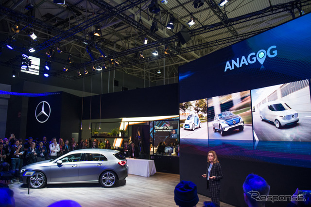 メルセデス Aクラス 新型にプライベート・カーシェアリング機能の採用を発表(MWC 2018)