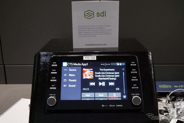 sdlに対応したトヨタ向けナビ