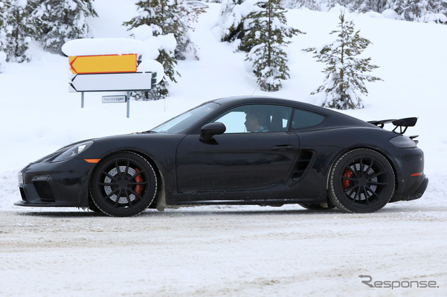 ポルシェ ケイマン GT4 スクープ写真