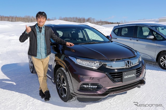 岡本幸一郎氏とホンダ ヴェゼル