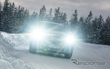 メルセデスベンツ EQ Cの開発プロトタイプ車
