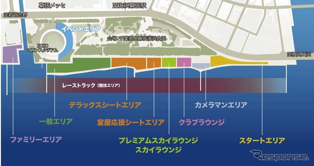 第三戦の会場となる千葉市美浜区の千葉県立幕張海浜公園