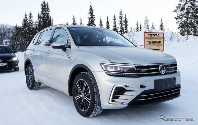 VW ティグアンGTE スクープ写真