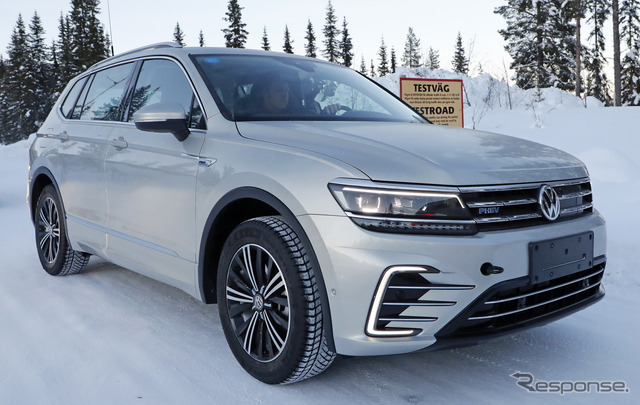 VW ティグアンGTE スクープ写真