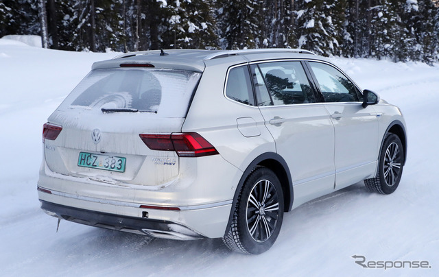 VW ティグアンGTE スクープ写真