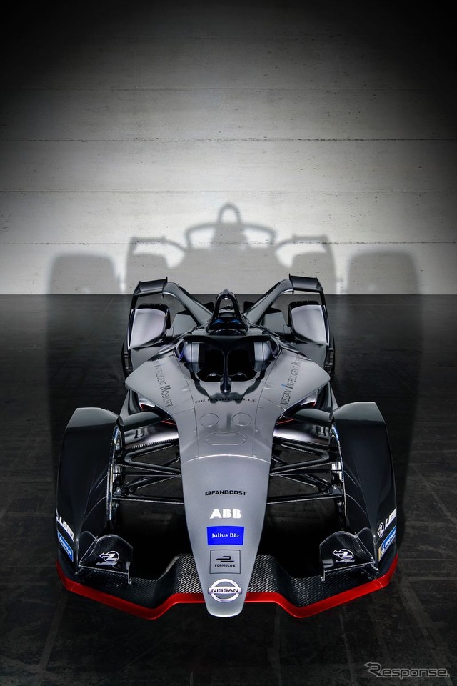 日産のフォーミュラE参戦マシンのカラーリングコンセプト