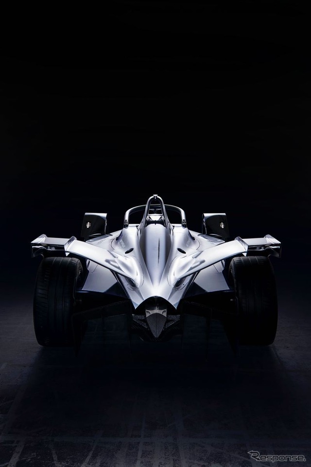 日産のフォーミュラE参戦マシンのカラーリングコンセプト