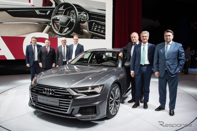 アウディ A6 セダン 新型(ジュネーブモーターショー2018)