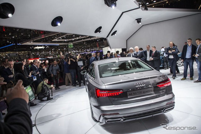 アウディ A6 セダン 新型(ジュネーブモーターショー2018)