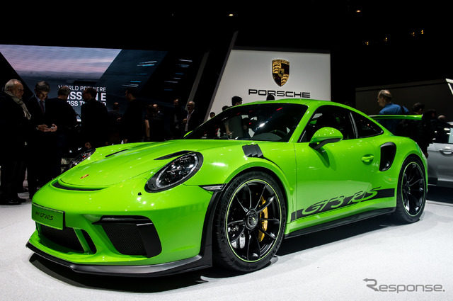 ポルシェ911GT3 RS改良新型(ジュネーブモーターショー2018) (c) Getty Images