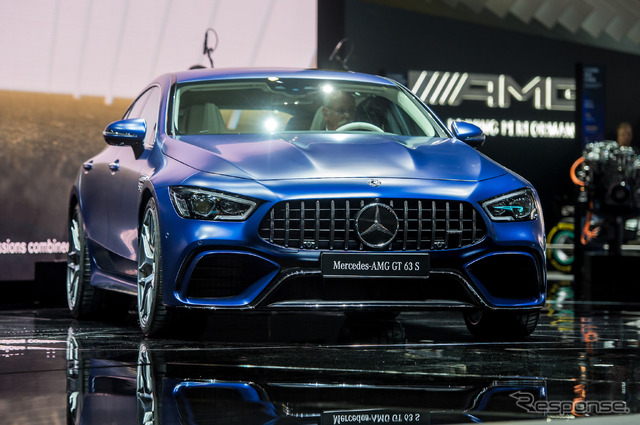 メルセデスAMG GTクーペ:GT63S(ジュネーブモーターショー2018) (c) Getty Images