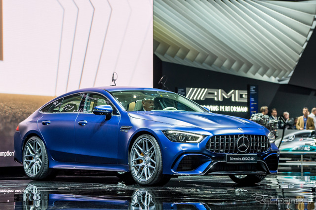 メルセデスAMG GTクーペ:GT63S(ジュネーブモーターショー2018) (c) Getty Images