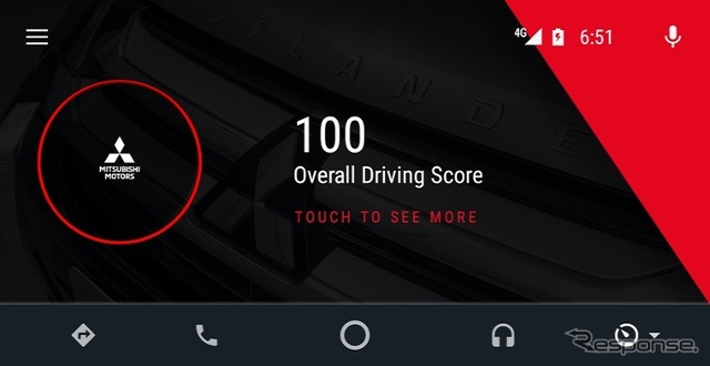 三菱自動車の運転診断アプリ「Drive scoring app」