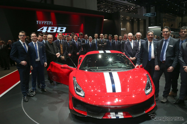 フェラーリ488ピスタ(ジュネーブモーターショー2018)