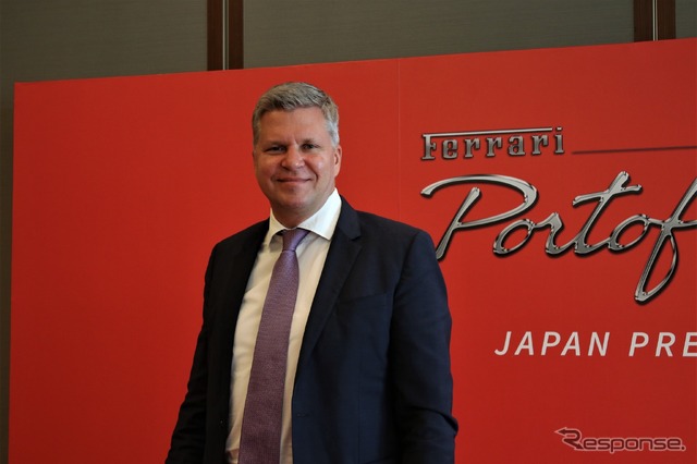 フェラーリ極東中東エリア統括CEOのディーター・クネヒテル氏