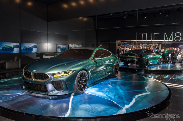 BMWコンセプトM8グランクーペ(ジュネーブモーターショー2018) (c) Getty Images