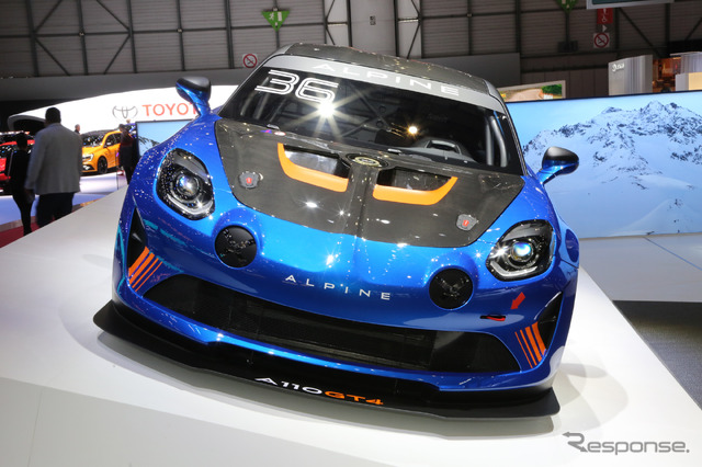 新型アルピーヌA110  GT4（ジュネーブモーターショー2018）