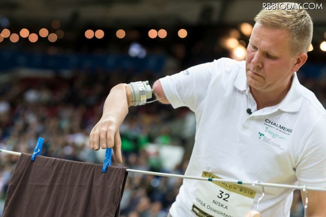 パワード義手レース(Powered Arm Prosthesis Race)の模様。(c)ETH Zurich / Alessandro Della Bella