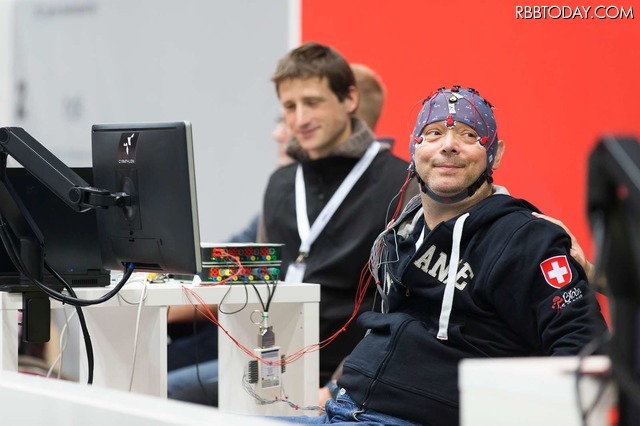 脳コンピュータ・インターフェース・レース(Brain Computer Interface Race)の模様。(c)ETH Zurich / Nicola Pitaro