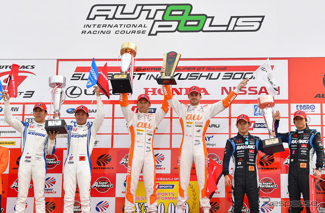 2017年SUPER GT オートポリス戦の模様(当時は5月開催)。