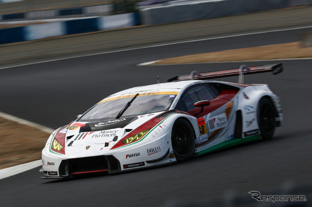 GT300クラス2日目総合5位タイムの#88 ランボルギーニ。