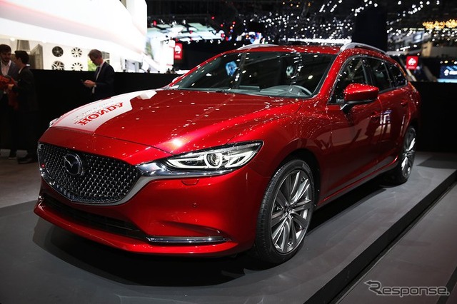 マツダ6ワゴン改良新型(ジュネーブモーターショー2018)