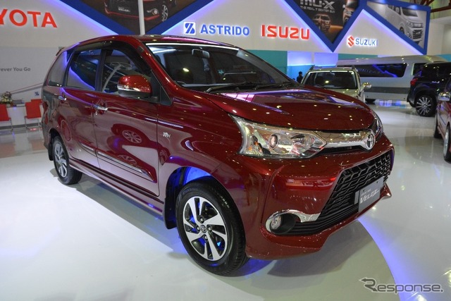 インドネシアのベストセラー車、トヨタ アバンザ(ダイハツインドネシアの工場で生産)