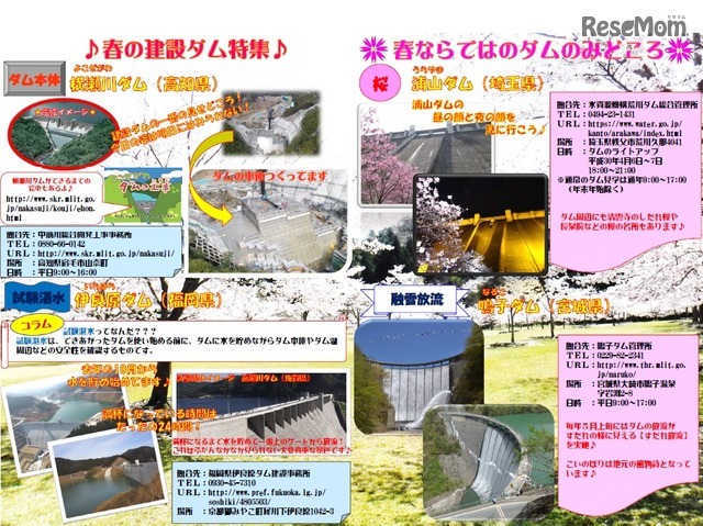 ダムを見に行こう春号2018