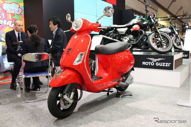 Vespa LX125i-GET(東京モーターサイクルショー2018)