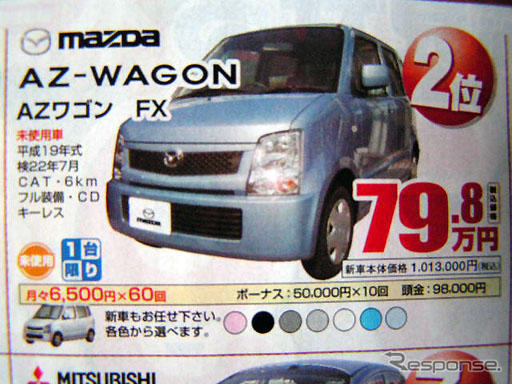 【文化的な値引き情報】売り切れ御免 このプライスで軽自動車を