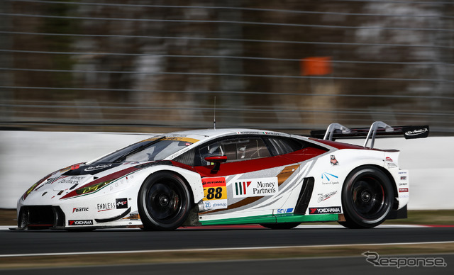 GT300クラス6位タイムの#88 ランボルギーニ。