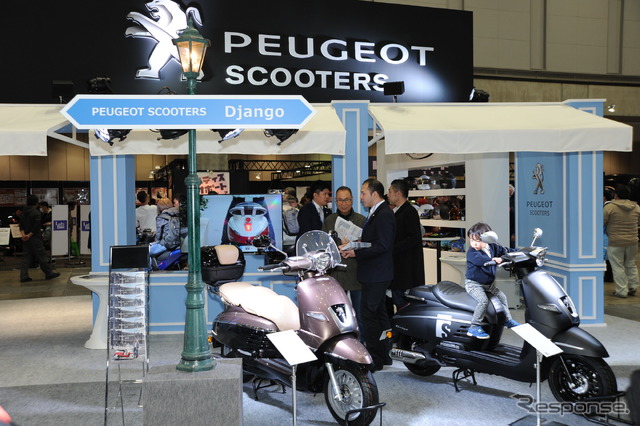プジョースクーター(東京モーターサイクルショー2018)