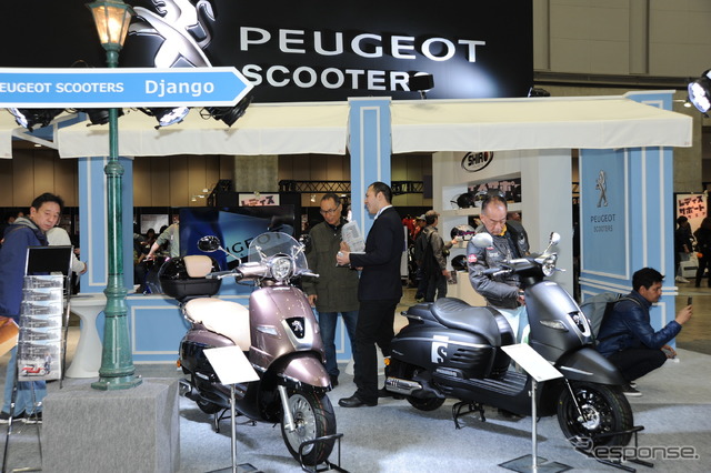 プジョースクーター(東京モーターサイクルショー2018)