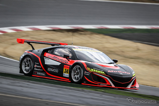 道上龍&大津弘樹の#34 Modulo KENWOOD NSX GT3。