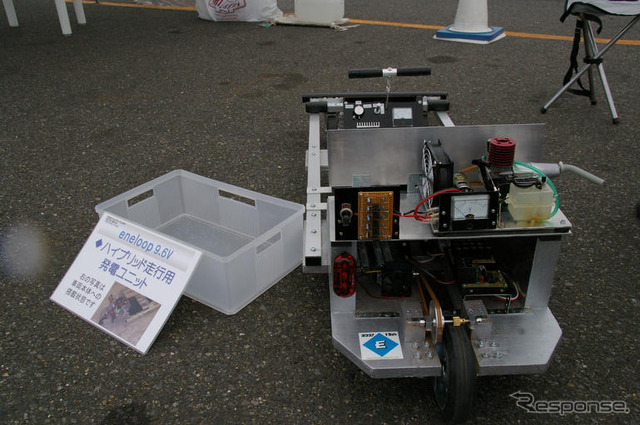 単三電池で人間の乗り物が動く!…日本EVフェスティバル