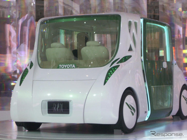 【東京モーターショー07】トヨタRiN、下から上へ流れるデザイン
