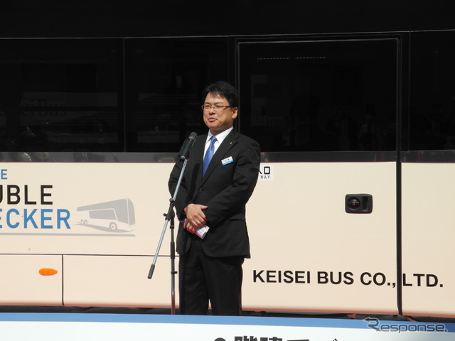 京成バスの加藤浩一常務
