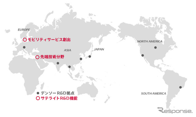 デンソーのR&D拠点