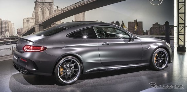 メルセデス AMG C63 クーペ 改良新型(ニューヨークモーターショー2018)