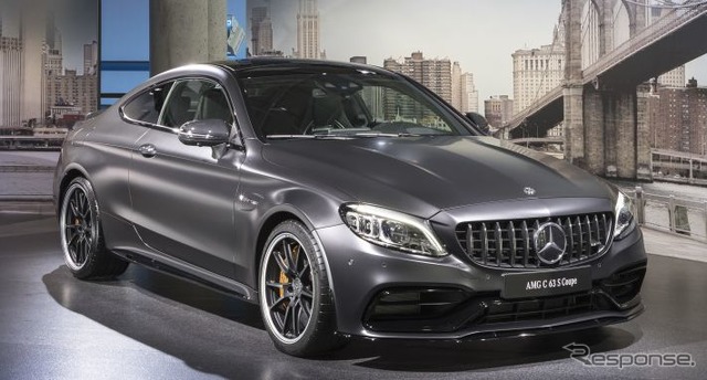メルセデス AMG C63 クーペ 改良新型(ニューヨークモーターショー2018)