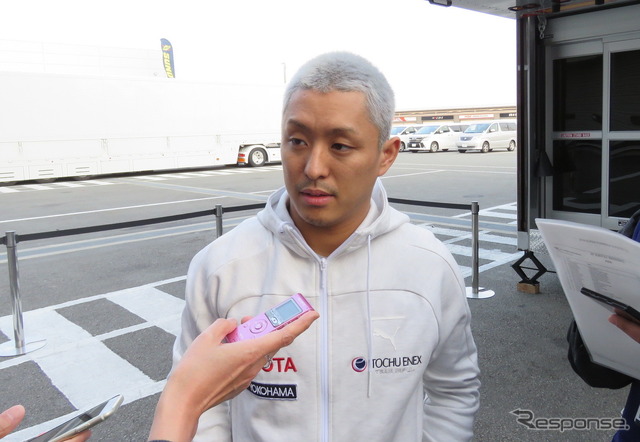 初日トップタイムの#19 関口雄飛。