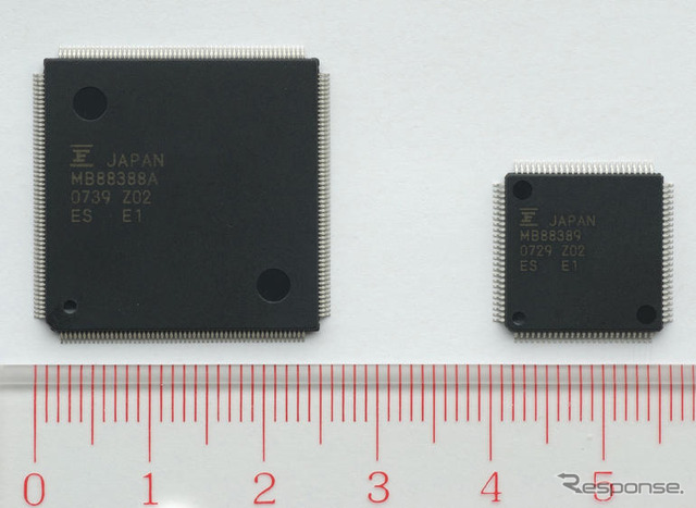 リアシートエンターテインメントが低コストに…富士通が新型LSI、IDB-1394準拠