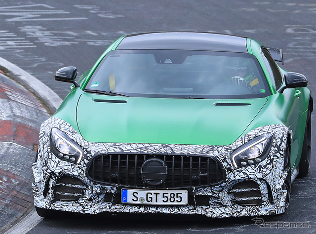 メルセデス AMG GT R 謎の新型車スクープ写真