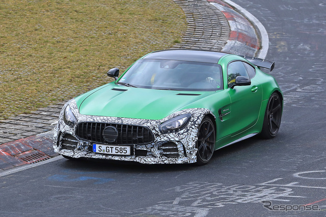 メルセデス AMG GT R 謎の新型車スクープ写真