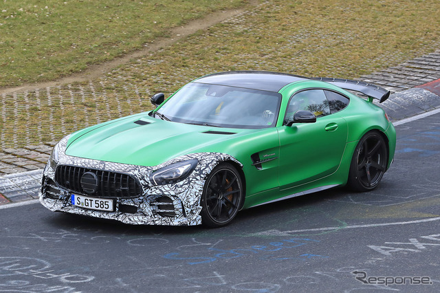 メルセデス AMG GT R 謎の新型車スクープ写真