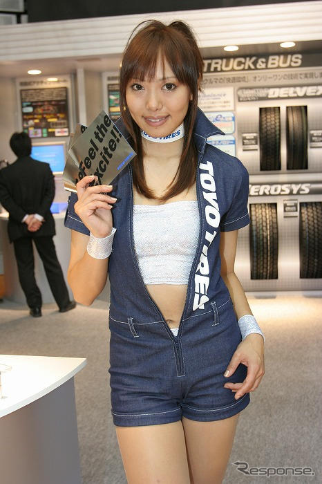 【東京モーターショー07】コンパニオン写真蔵…東洋ゴム